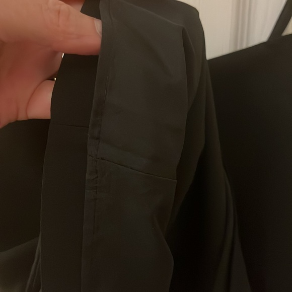 J Crew size 0 black polyester cami fully lined . NWOT - Picture 5 of 6